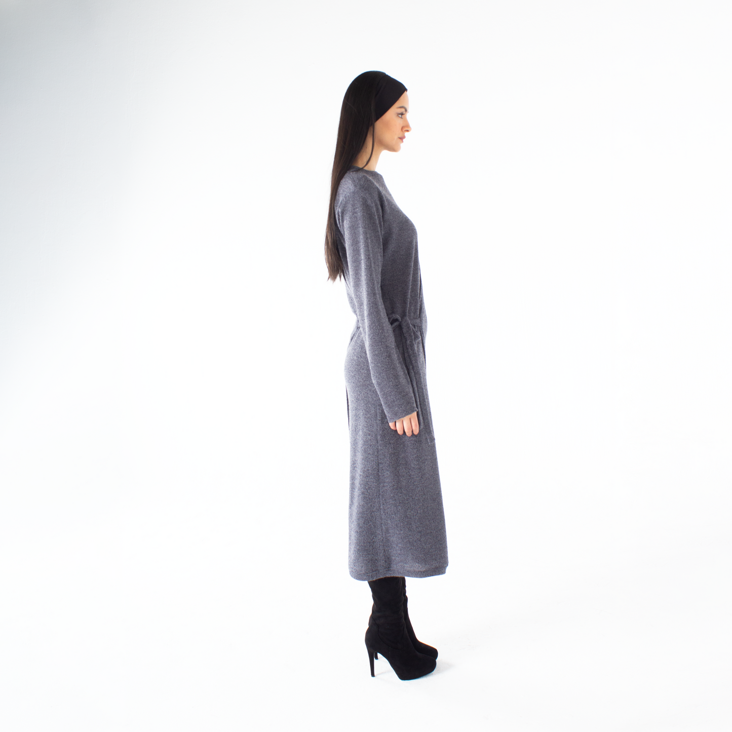 Long Grey Dress