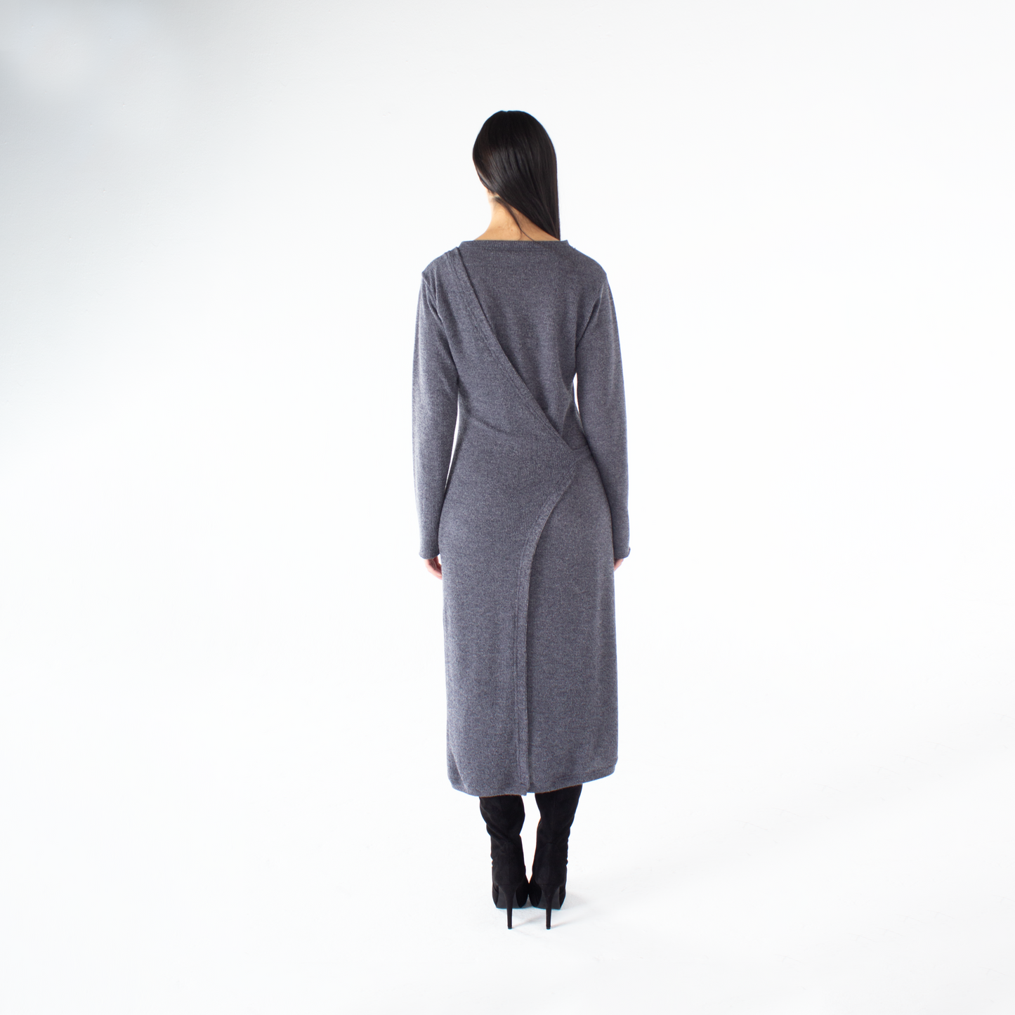 Long Grey Dress