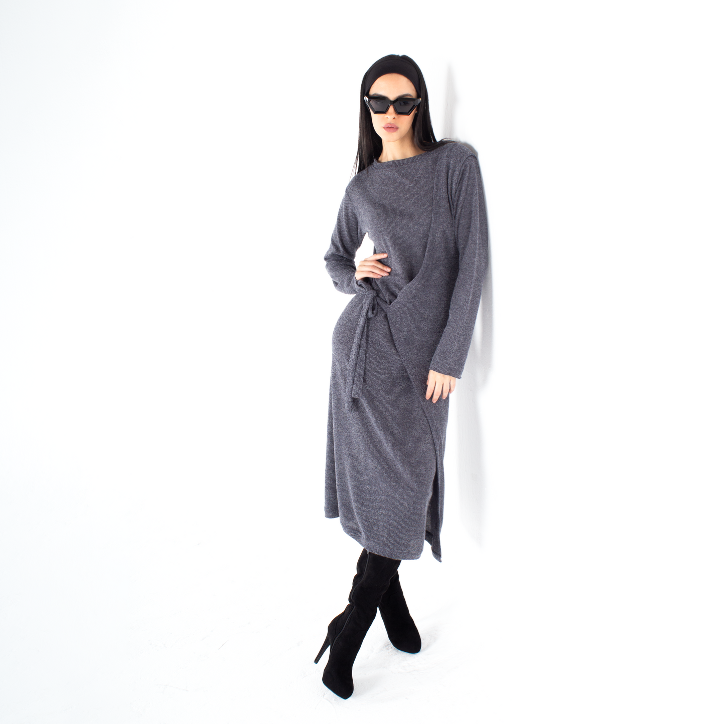Long Grey Dress