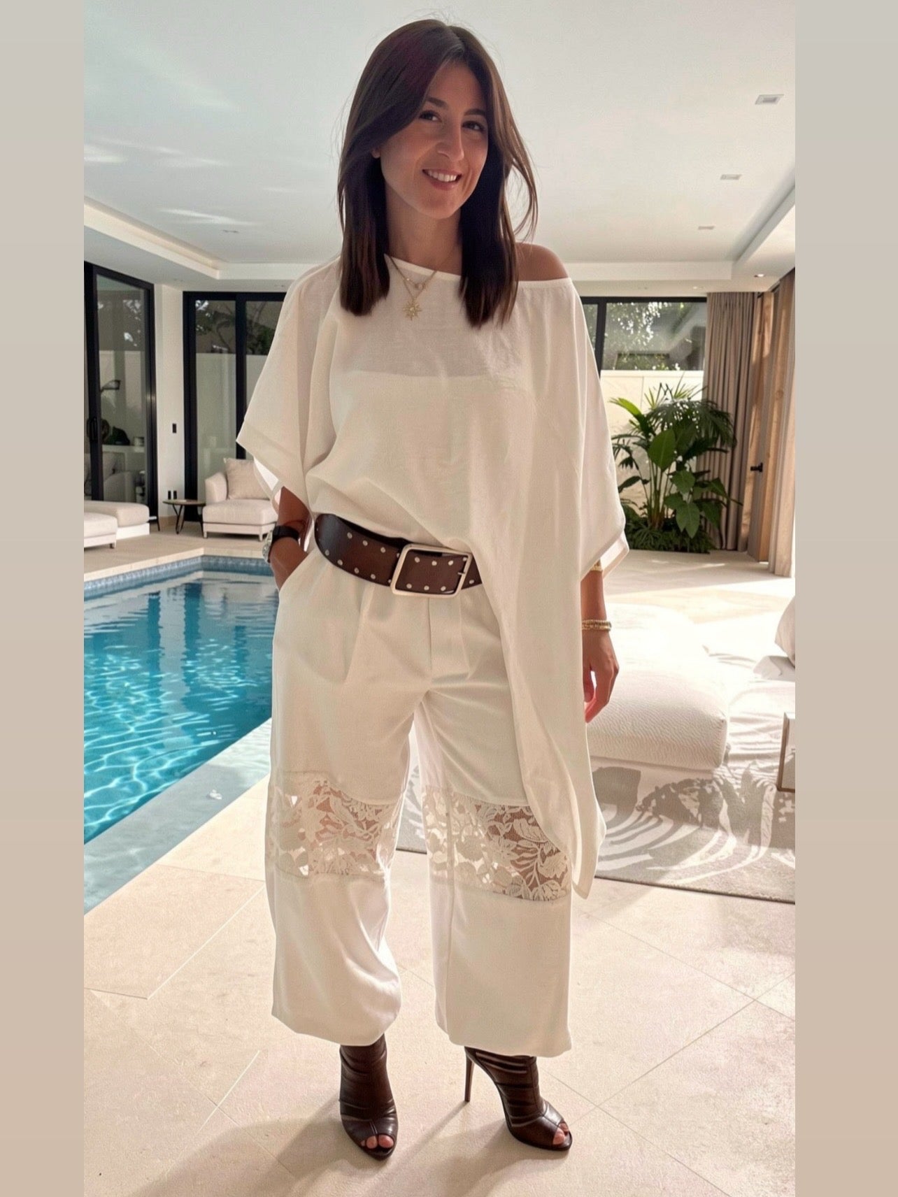 White lace Set