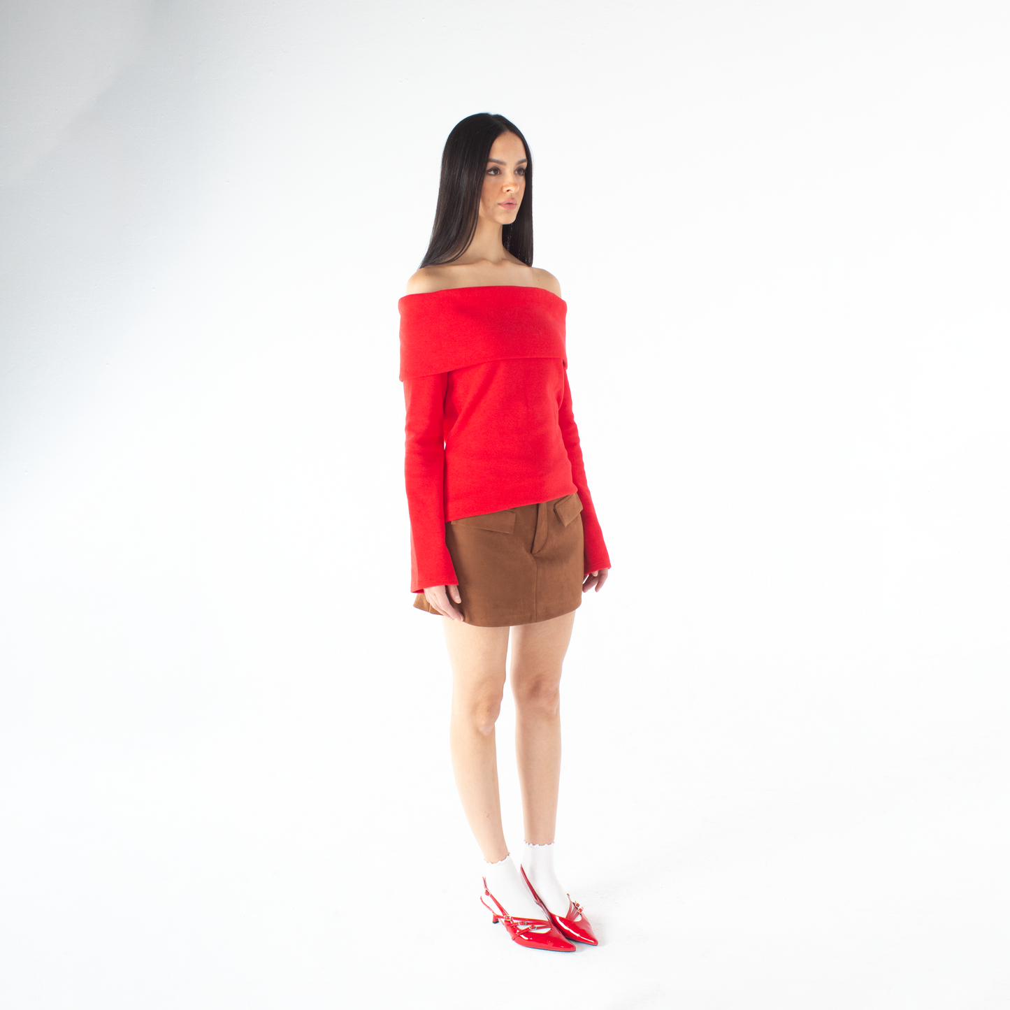 Off-Shoulder Pullover