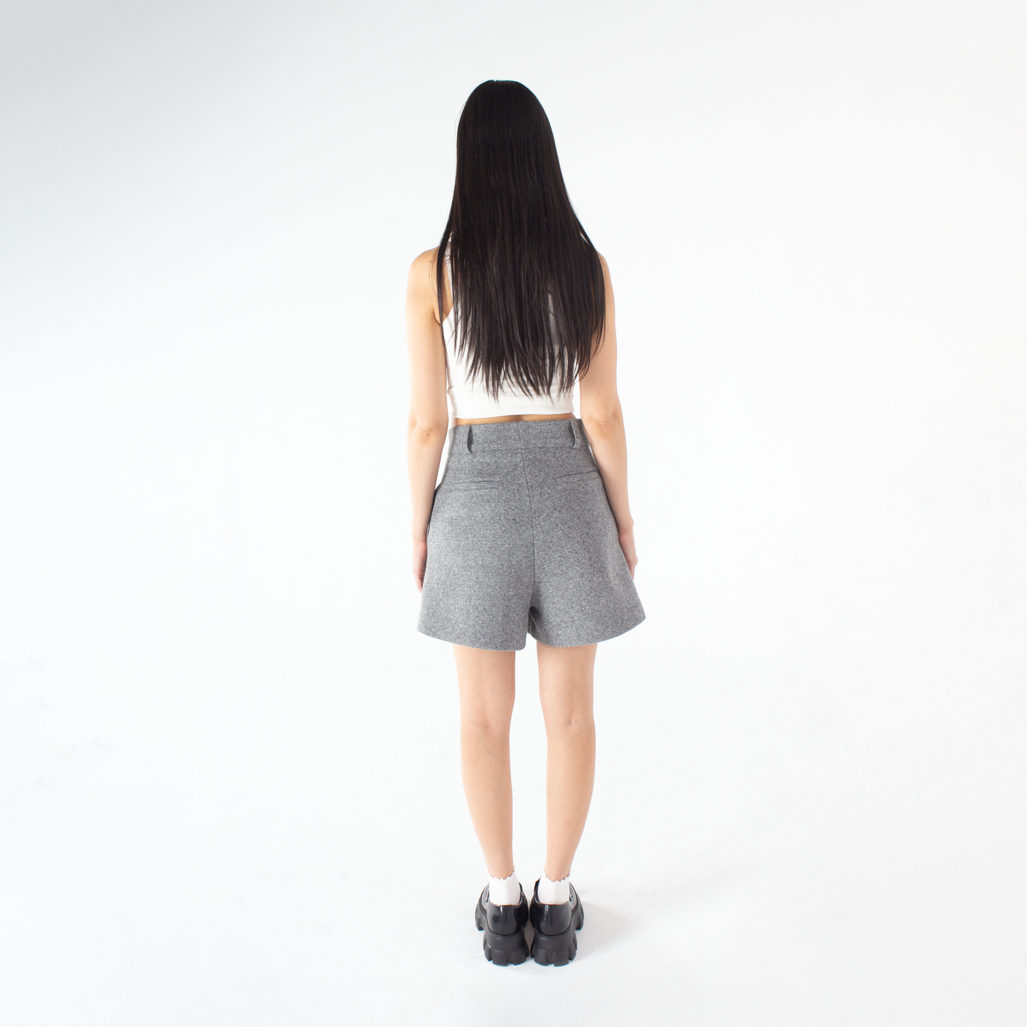 Silver Shade Cloth Shorts