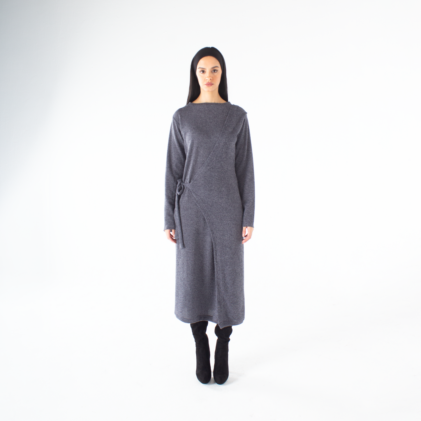 Long Grey Dress