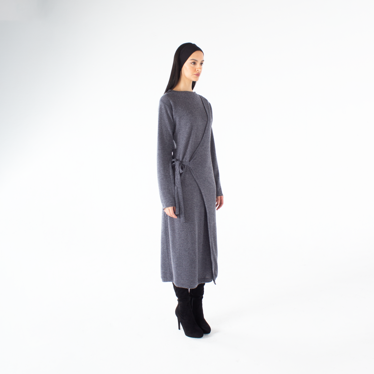 Long Grey Dress
