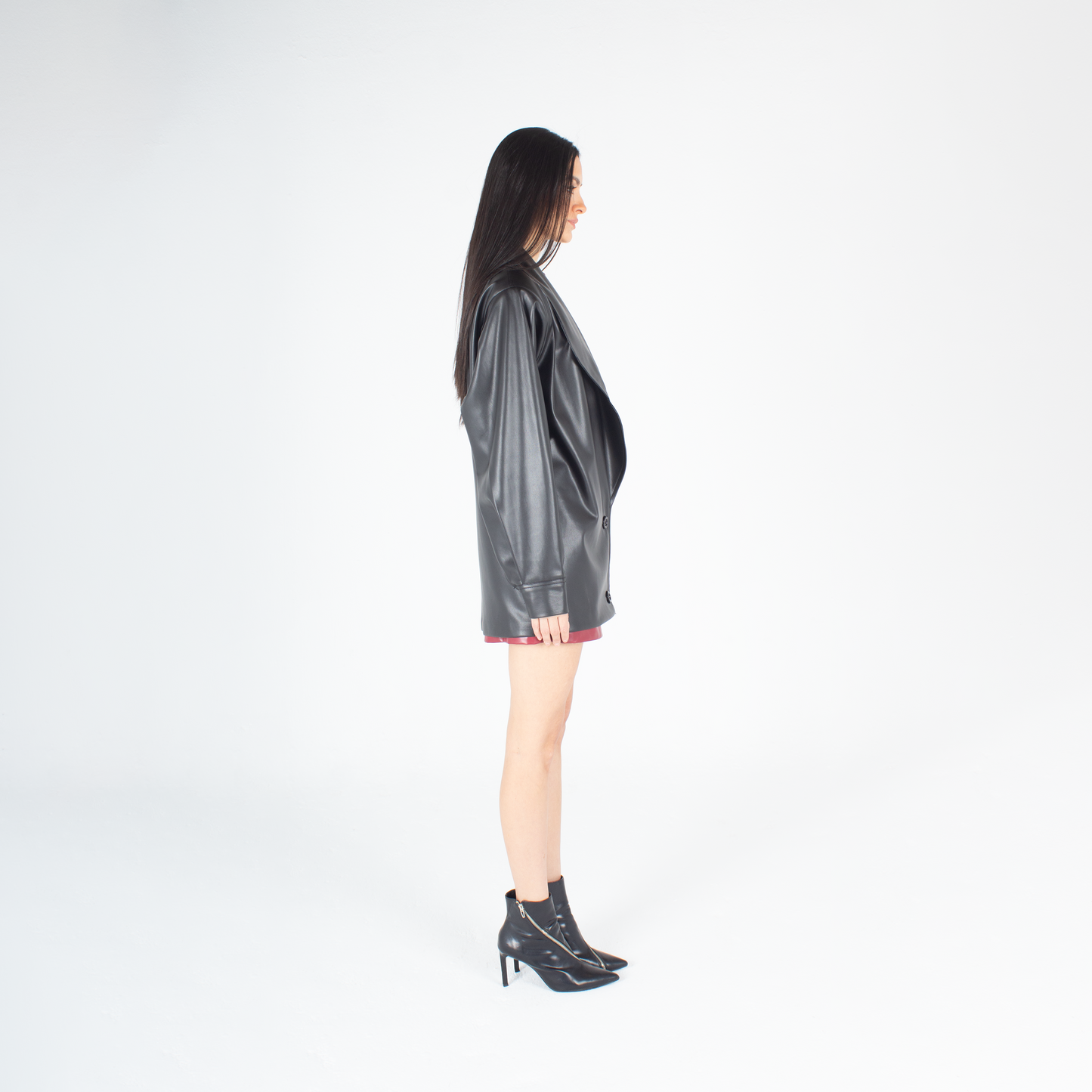 Leather Frosted Jacket