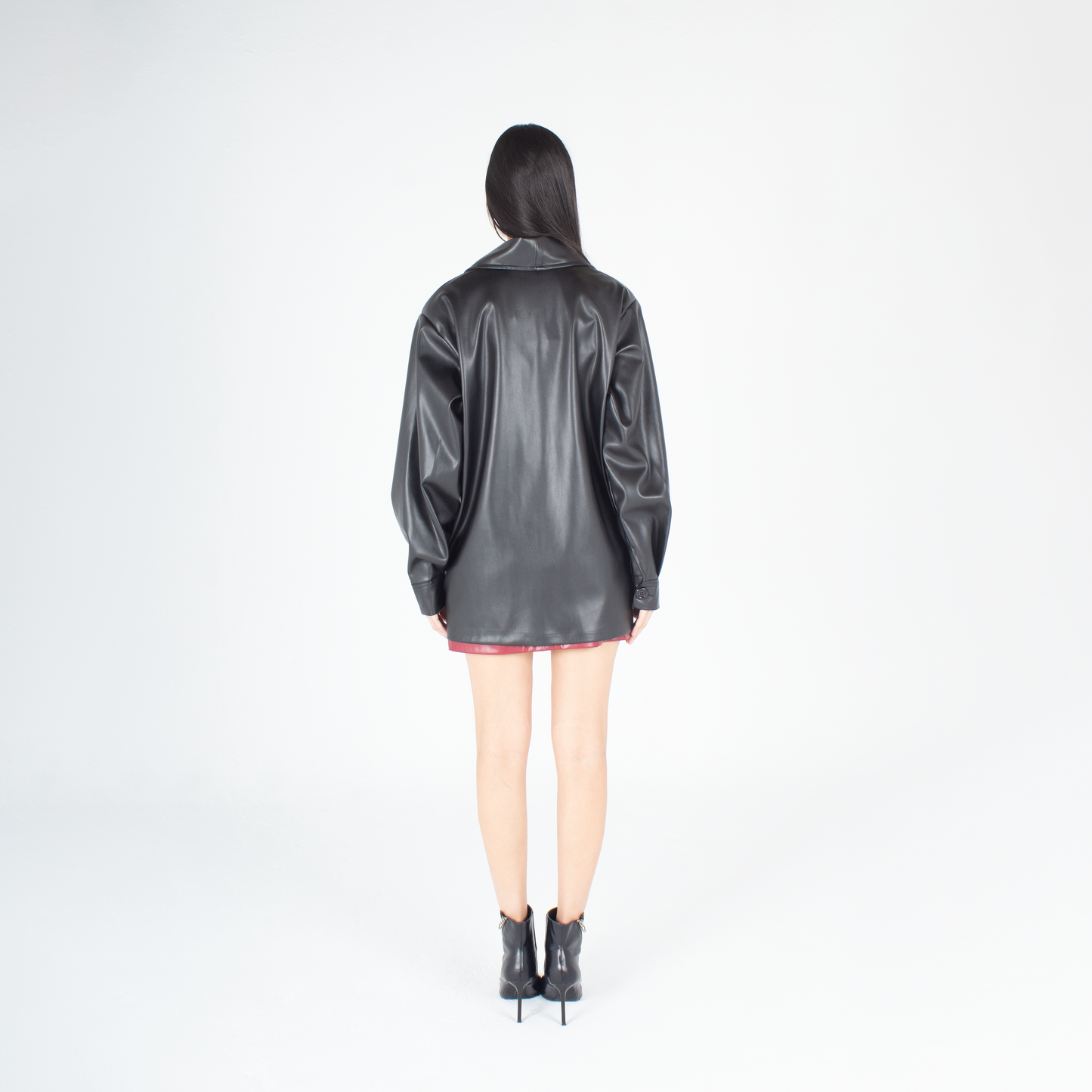 Leather Frosted Jacket