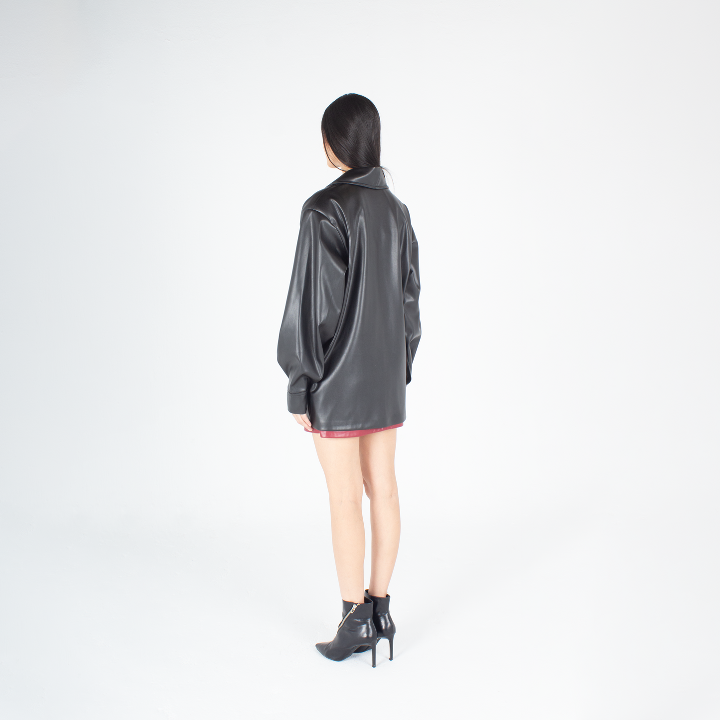 Leather Frosted Jacket