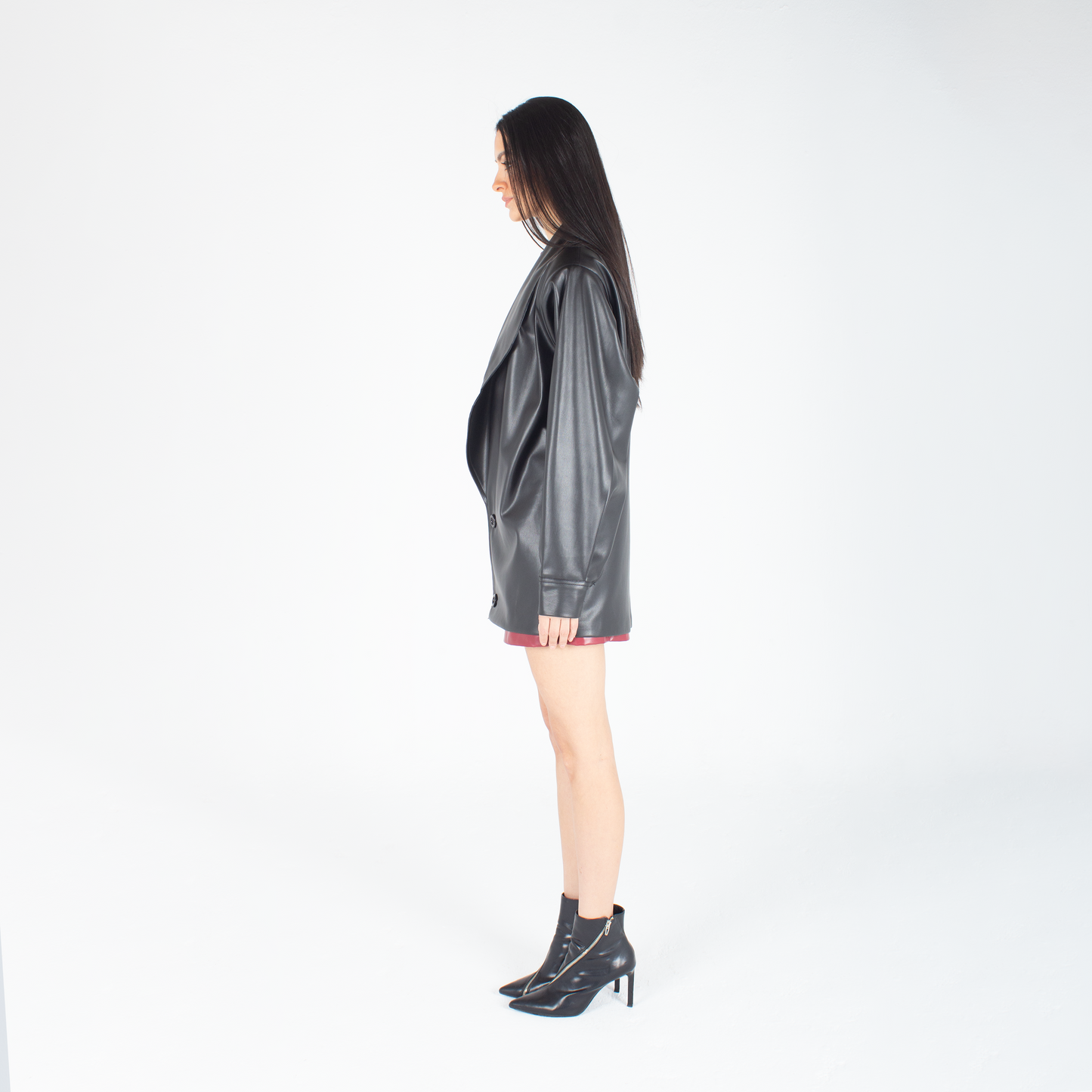 Leather Frosted Jacket