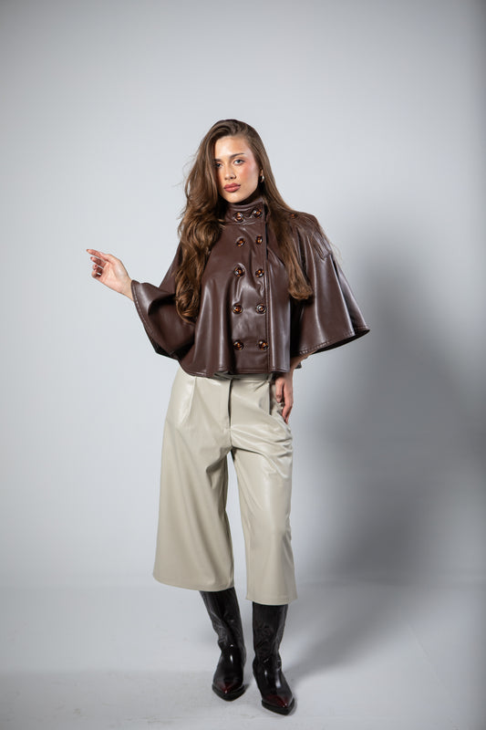 Leather Cape