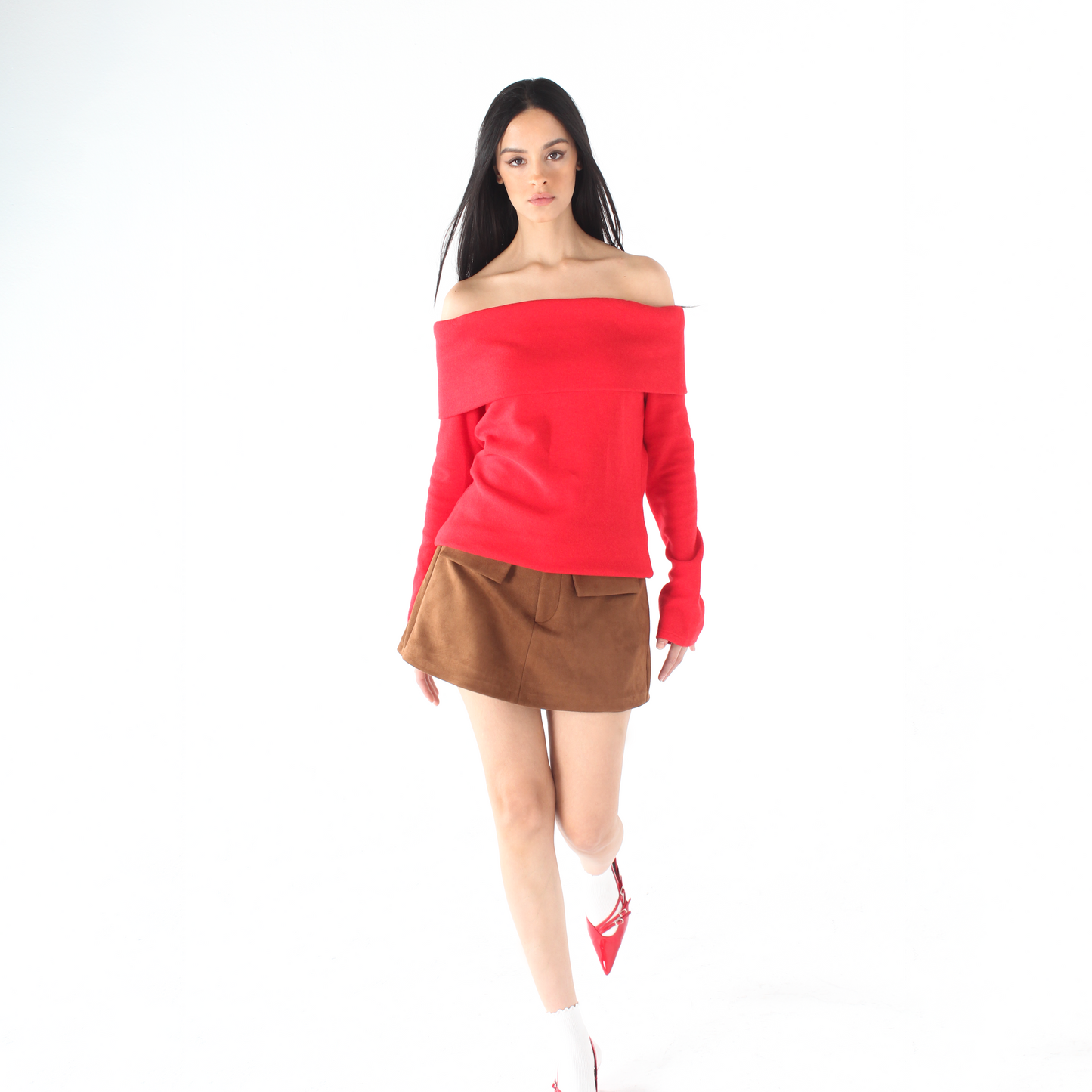 Off-Shoulder Pullover