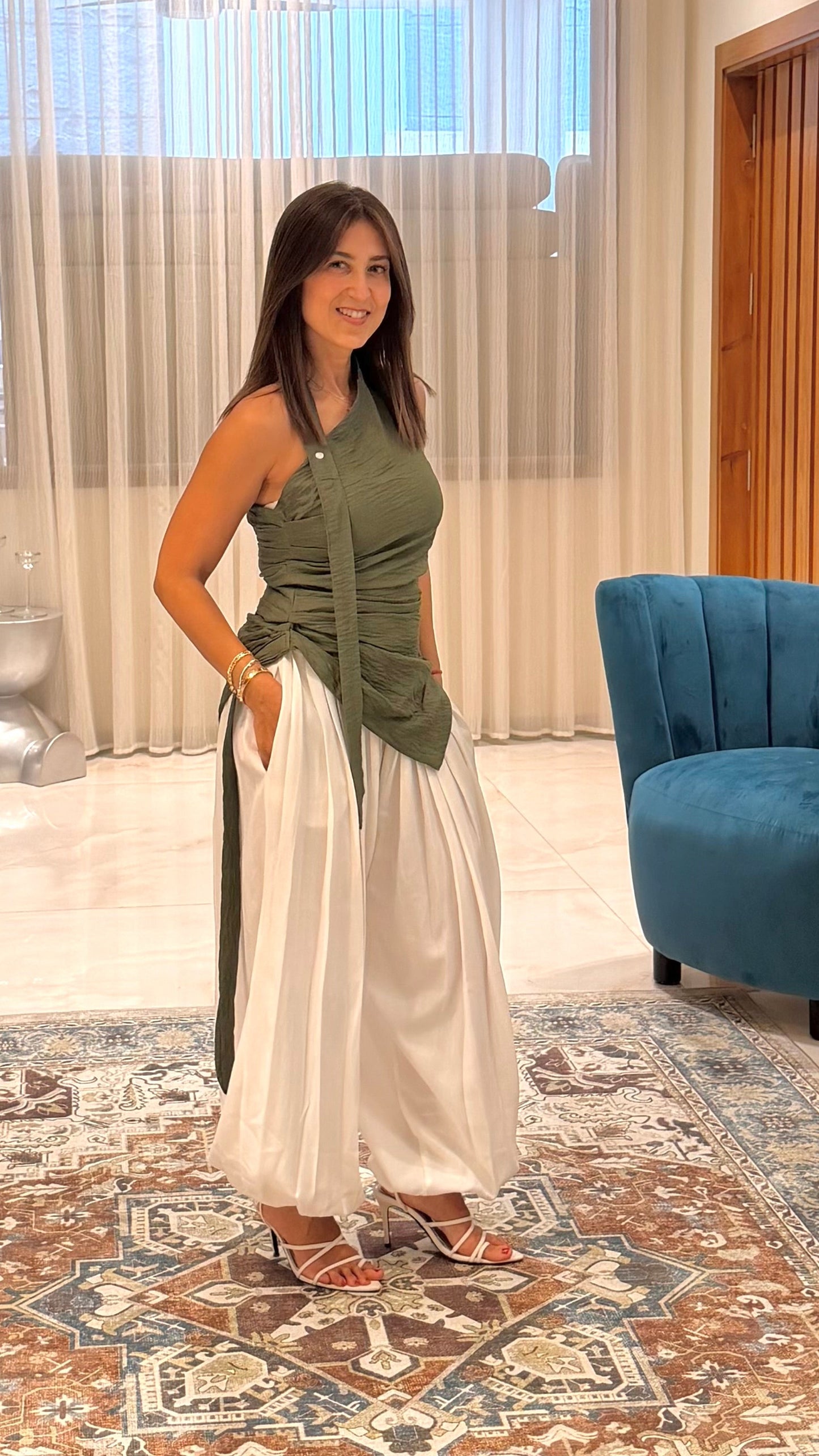 Sage Olive Top