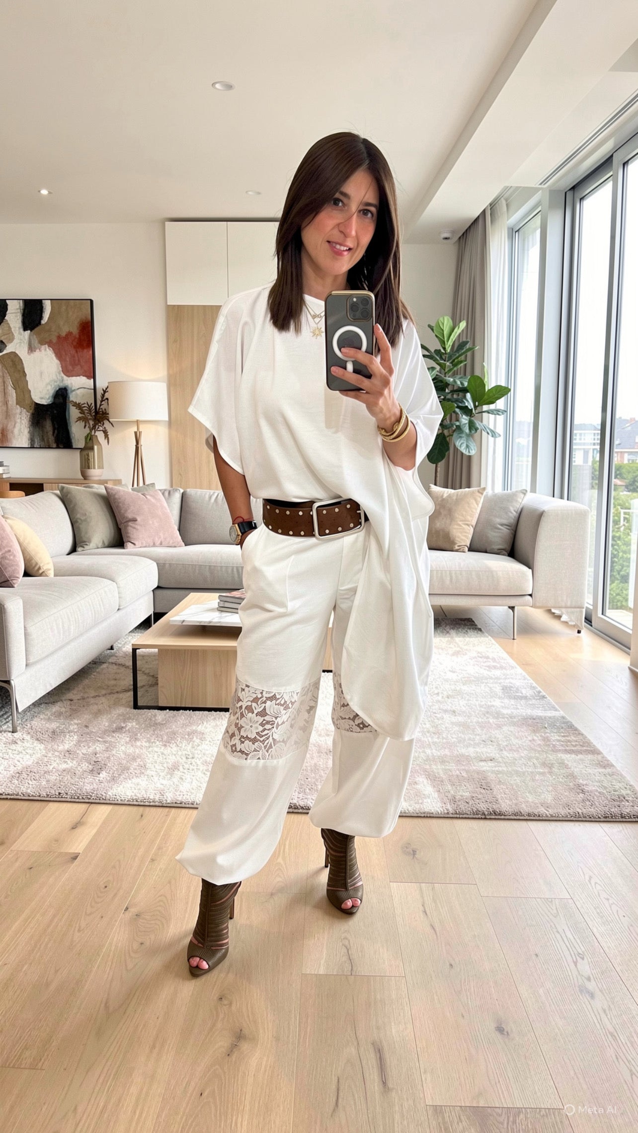 White lace Set