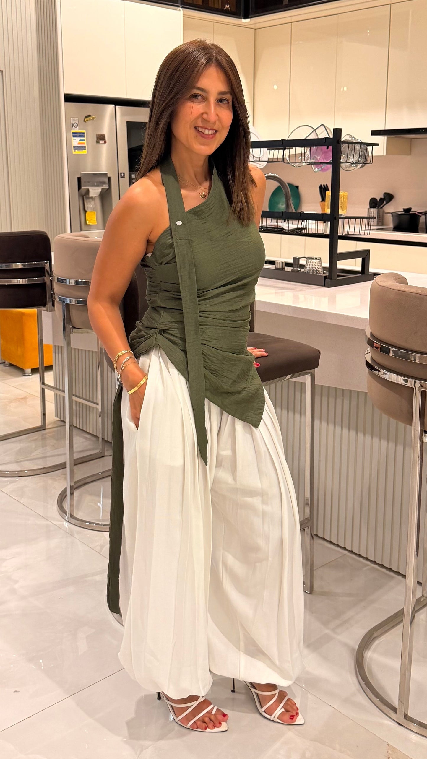 Sage Olive Top