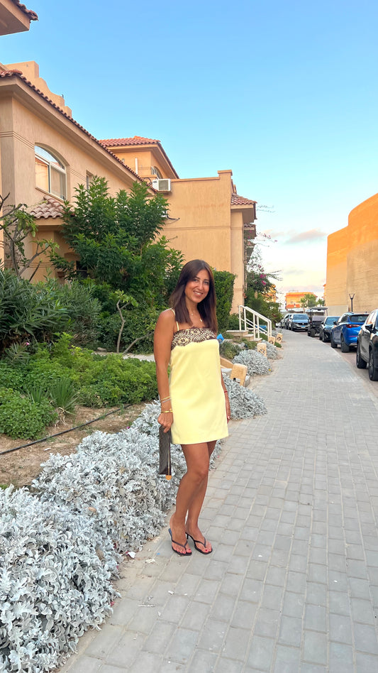 Butter Yellow Dress